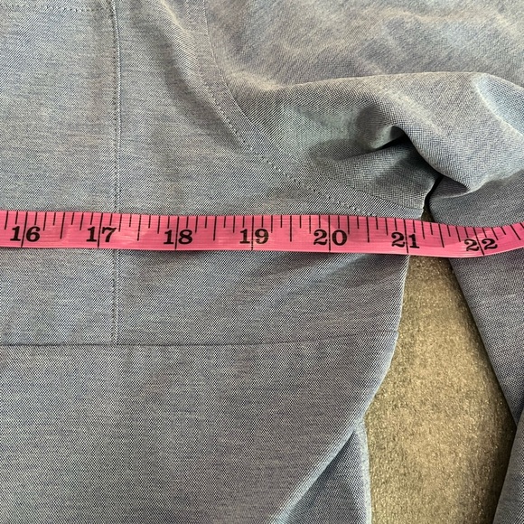 ❤️2/$50❤️[M]Kit and Ace Light Blue Stretchy Casual Button-Down Shirt - Picture 5 of 7